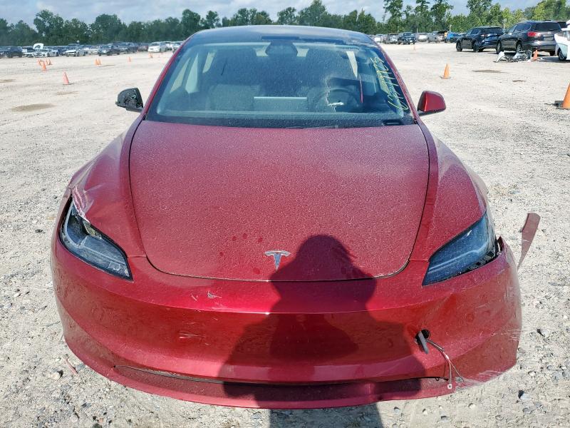 5YJ3E1EB1RF734112 - 2024 TESLA MODEL 3 Rojo foto 5