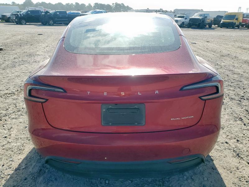 5YJ3E1EB1RF734112 - 2024 TESLA MODEL 3 Rojo foto 6