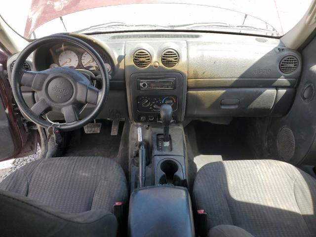 1J4GL48K92W320835 - 2002 JEEP LIBERTY SPORT برغندي صورة 8