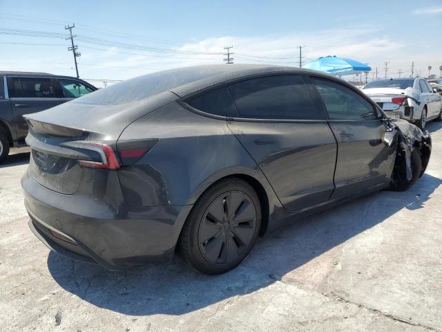 5YJ3E1EAXSF917294 - 2025 TESLA MODEL 3 ნაცრისფერი ფოტო 3