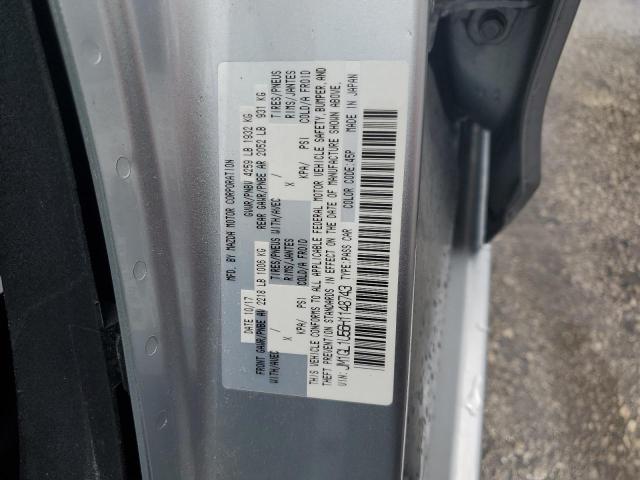 JM1GL1U56H1148743 - 2017 MAZDA 6 SPORT ვერცხლისფერი ფოტო 12