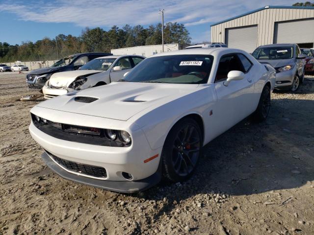 2C3CDZFJ8MH516988 - 2021 DODGE CHALLENGER R/T SCAT PACK WHITE photo 1