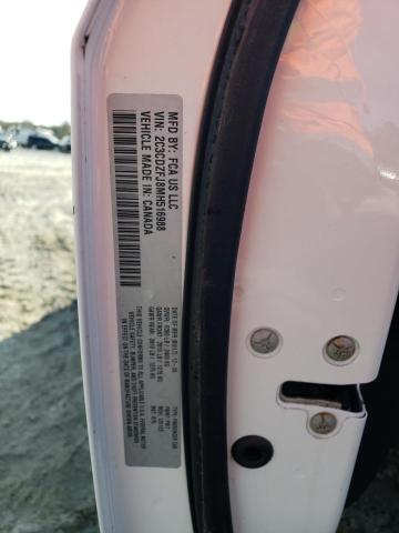 2C3CDZFJ8MH516988 - 2021 DODGE CHALLENGER R/T SCAT PACK WHITE photo 12