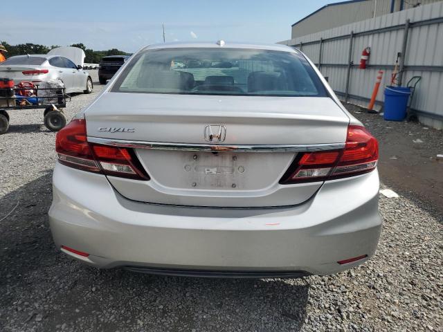 19XFB2F96DE072839 - 2013 HONDA CIVIC EXL SILVER photo 6