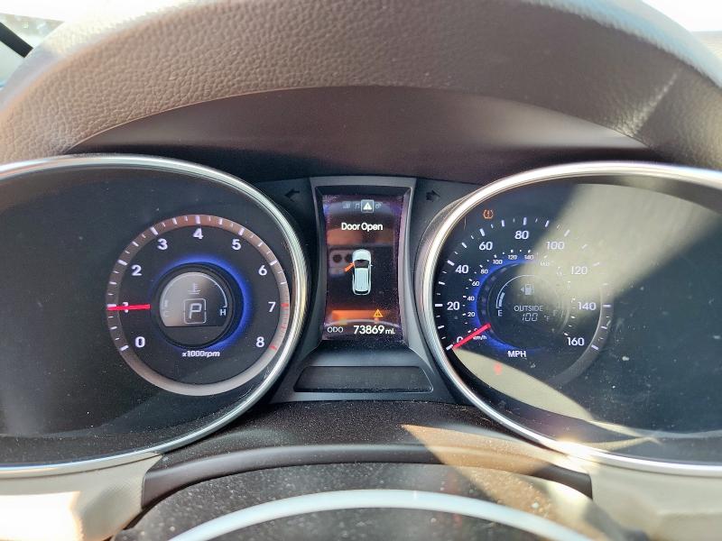 5XYZU3LA7DG097652 - 2013 HYUNDAI SANTA FE S BLACK photo 9