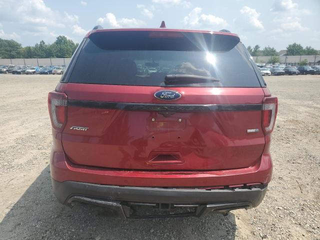 1FM5K8GT2GGC52716 - 2016 FORD EXPLORER SPORT BURGUNDY photo 6