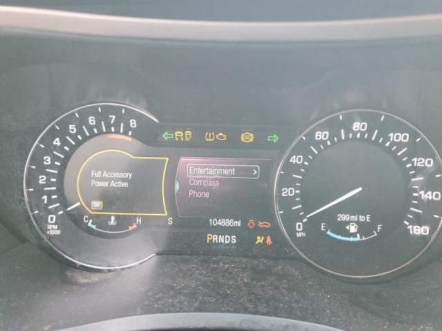 3LN6L2G9XFR625530 - 2015 LINCOLN MKZ BLACK photo 9