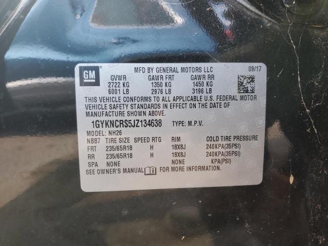 1GYKNCRS5JZ134638 - 2018 CADILLAC XT5 LUXURY Qara foto 13