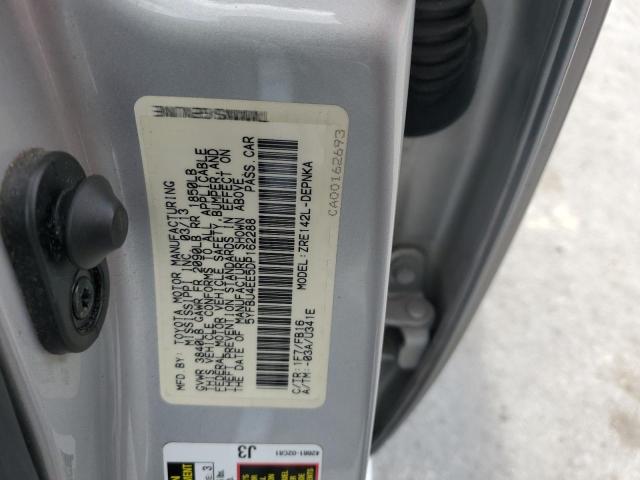 5YFBU4EE5DP162288 - 2013 TOYOTA COROLLA BASE Сріблястий фото 12