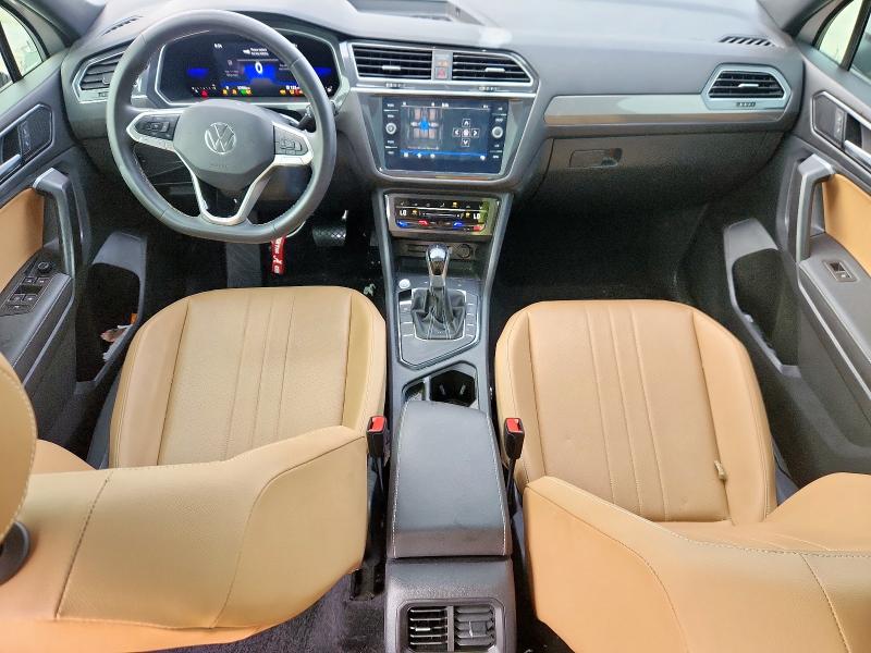 3VV3B7AX6NM108799 - 2022 VOLKSWAGEN TIGUAN SE WHITE photo 8