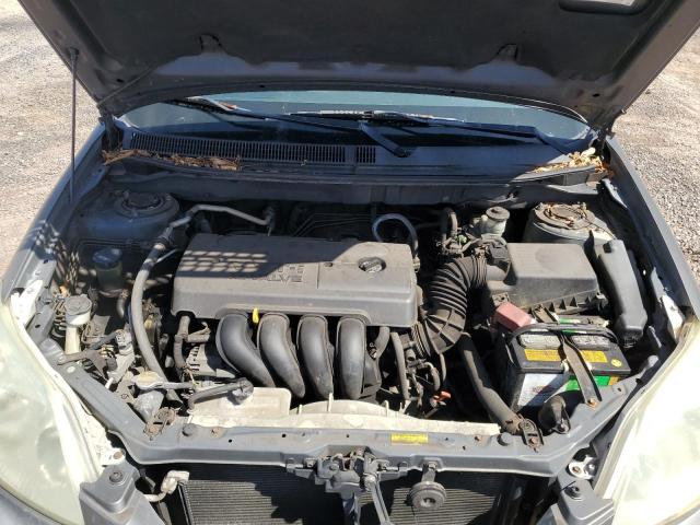 2T1KR32E95C368781 - 2005 TOYOTA COROLLA MA XR GRAY photo 11