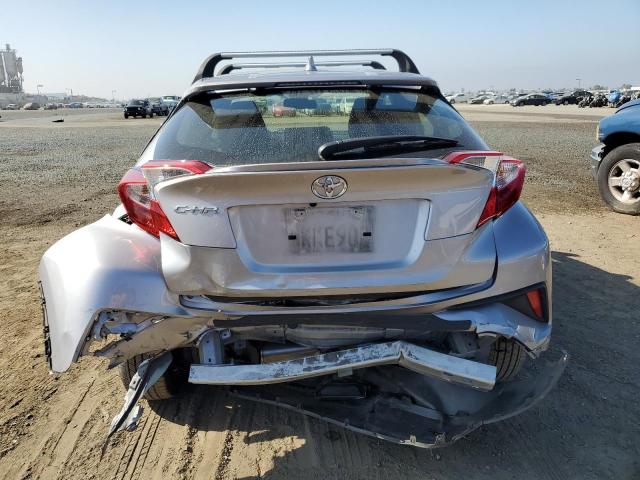 JTNKHMBX6K1044662 - 2019 TOYOTA C-HR XLE SILVER photo 6