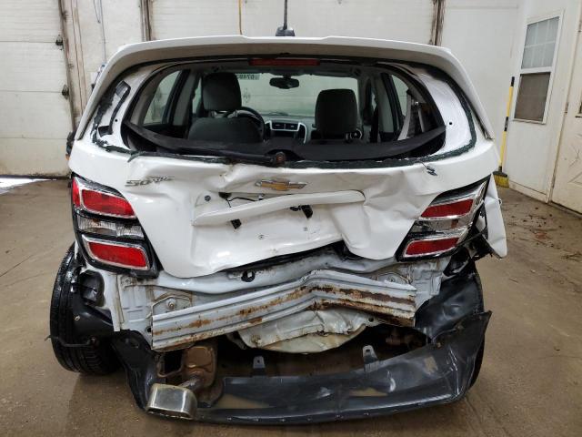 1G1JG6SHXJ4111731 - 2018 CHEVROLET SONIC WHITE photo 6