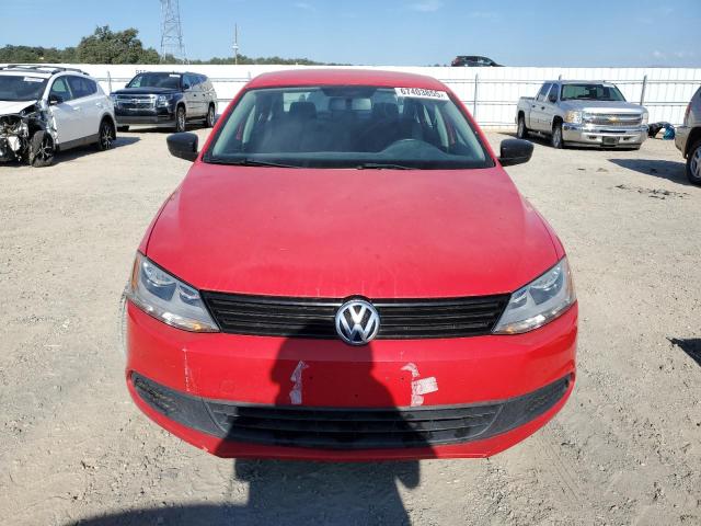 3VW2K7AJ6CM366899 - 2012 VOLKSWAGEN JETTA BASE RED photo 5