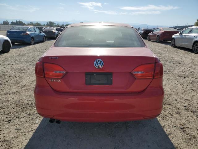 3VW2K7AJ6CM366899 - 2012 VOLKSWAGEN JETTA BASE RED photo 6