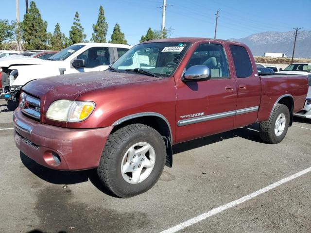 5TBRT34103S363945 - 2003 TOYOTA TUNDRA ACCESS CAB SR5 BURGUNDY photo 1