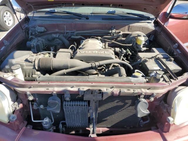5TBRT34103S363945 - 2003 TOYOTA TUNDRA ACCESS CAB SR5 BURGUNDY photo 11