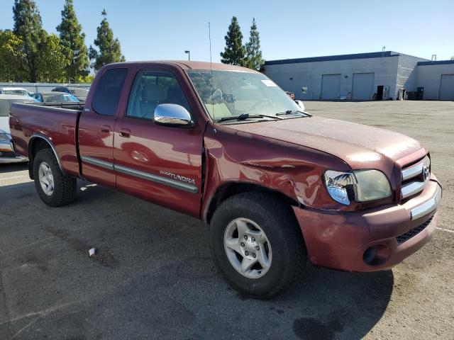 5TBRT34103S363945 - 2003 TOYOTA TUNDRA ACCESS CAB SR5 BURGUNDY photo 4