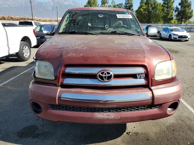 5TBRT34103S363945 - 2003 TOYOTA TUNDRA ACCESS CAB SR5 BURGUNDY photo 5