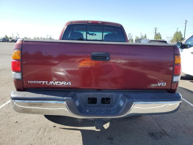 5TBRT34103S363945 - 2003 TOYOTA TUNDRA ACCESS CAB SR5 BURGUNDY photo 6