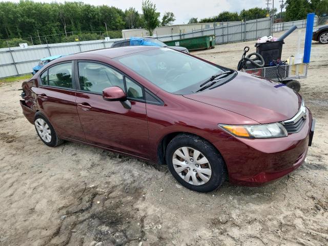 19XFB2F51CE386698 - 2012 HONDA CIVIC LX Bordo foto 4