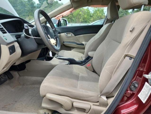 19XFB2F51CE386698 - 2012 HONDA CIVIC LX Bordo foto 7