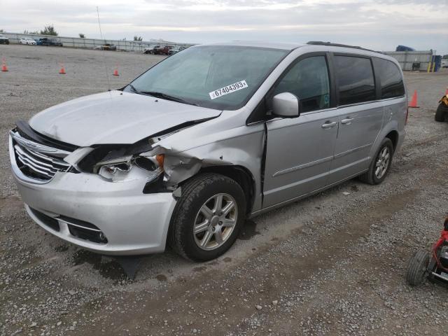 2C4RC1BG6CR350726 - 2012 CHRYSLER TOWN & COU TOURING SILVER photo 1