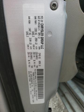 2C4RC1BG6CR350726 - 2012 CHRYSLER TOWN & COU TOURING SILVER photo 13