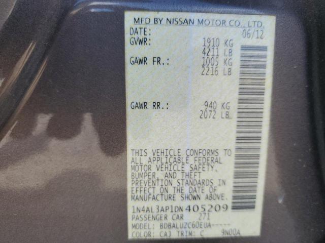 1N4AL3AP1DN405209 - 2013 NISSAN ALTIMA 2.5 BROWN photo 13