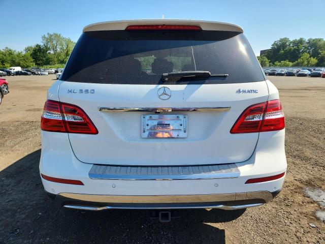 4JGDA5HB5EA436423 - 2014 MERCEDES-BENZ ML 350 4MATIC WHITE photo 6
