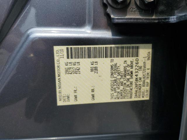 1N4AL2AP5BN432260 - 2011 NISSAN ALTIMA BASE BLUE photo 12