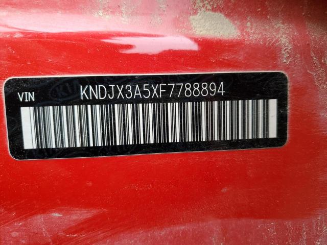 KNDJX3A5XF7788894 - 2015 KIA SOUL ! RED photo 13