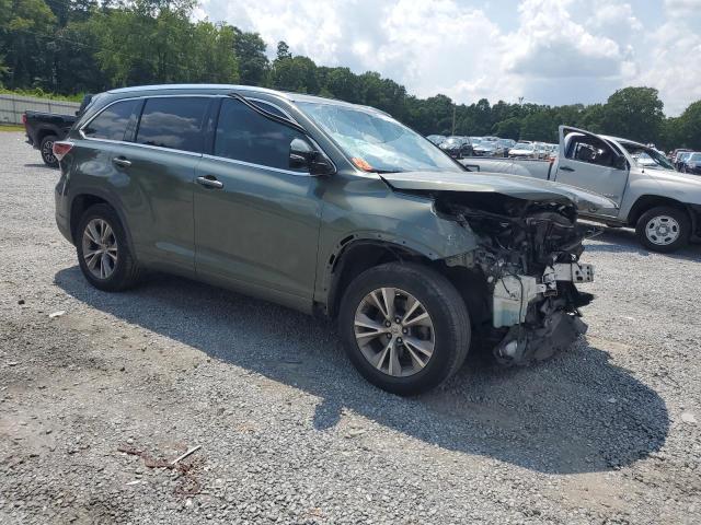 5TDKKRFHXES021091 - 2014 TOYOTA HIGHLANDER XLE أخضر صورة 4