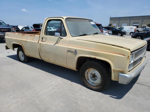 1GCCC14D5BZ117613 - 1981 CHEVROLET C10 YELLOW photo 4