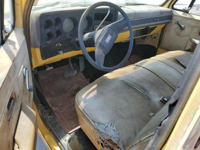 1GCCC14D5BZ117613 - 1981 CHEVROLET C10 YELLOW photo 8