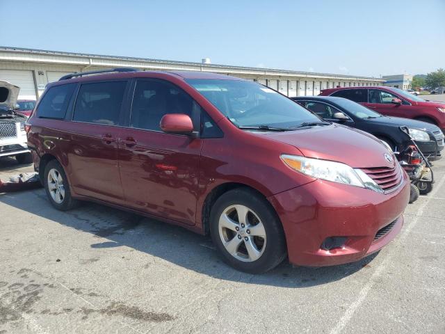 5TDKK3DC9FS604841 - 2015 TOYOTA SIENNA LE 勃艮第红 照片 4
