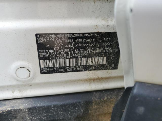 2T3F1RFV0MC239825 - 2021 TOYOTA RAV4 LE WHITE photo 13