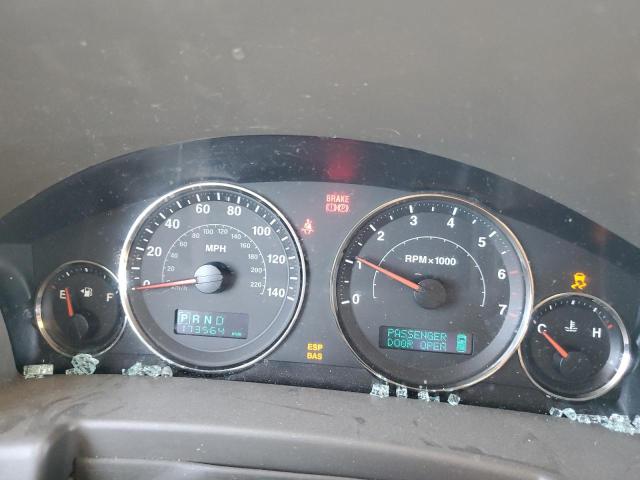 1J8HG48N26C158264 - 2006 JEEP COMMANDER BLACK photo 9