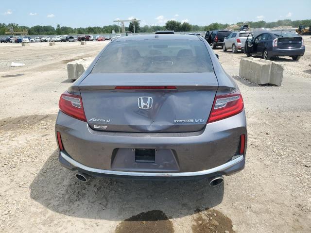 1HGCT2B03GA000898 - 2016 HONDA ACCORD TOURING GRAY photo 6