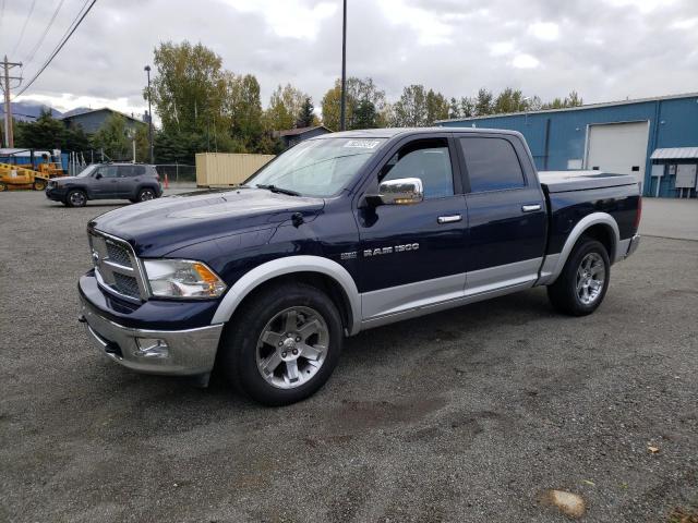 1C6RD7NT1CS162601 - 2012 DODGE RAM 1500 LARAMIE BLUE photo 1