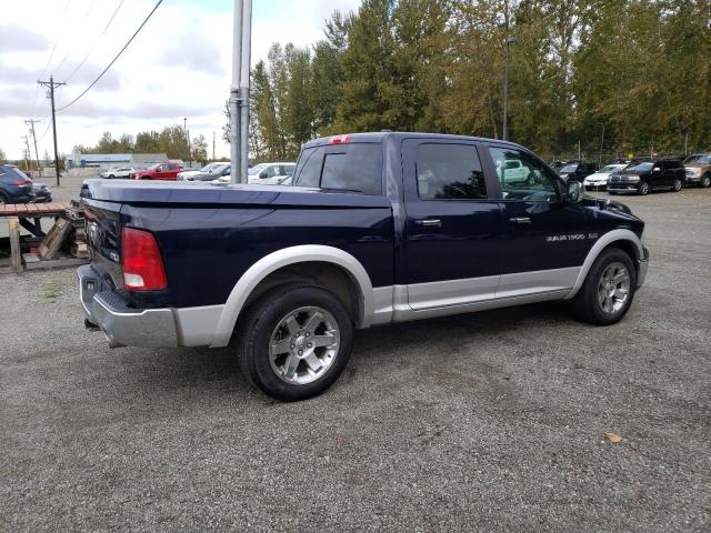 1C6RD7NT1CS162601 - 2012 DODGE RAM 1500 LARAMIE BLUE photo 3