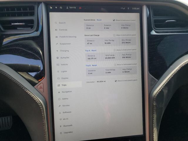 5YJSA1E23JF281008 - 2018 TESLA MODEL S WHITE photo 9