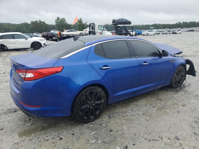 5XXGR4A62DG104136 - 2013 KIA OPTIMA SX BLUE photo 3