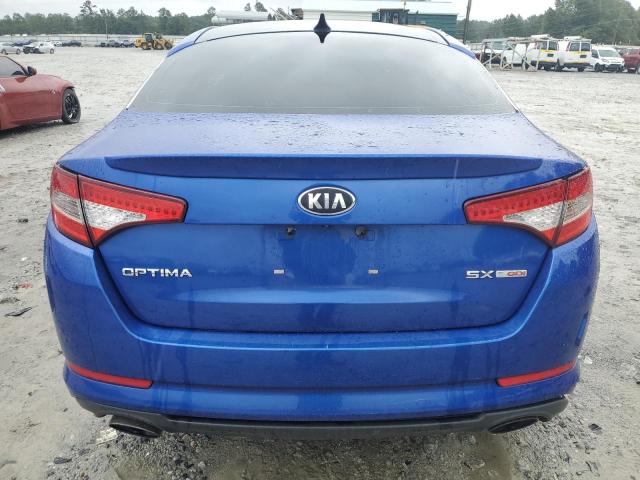 5XXGR4A62DG104136 - 2013 KIA OPTIMA SX BLUE photo 6