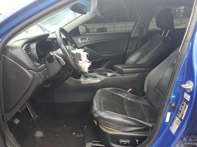5XXGR4A62DG104136 - 2013 KIA OPTIMA SX BLUE photo 7