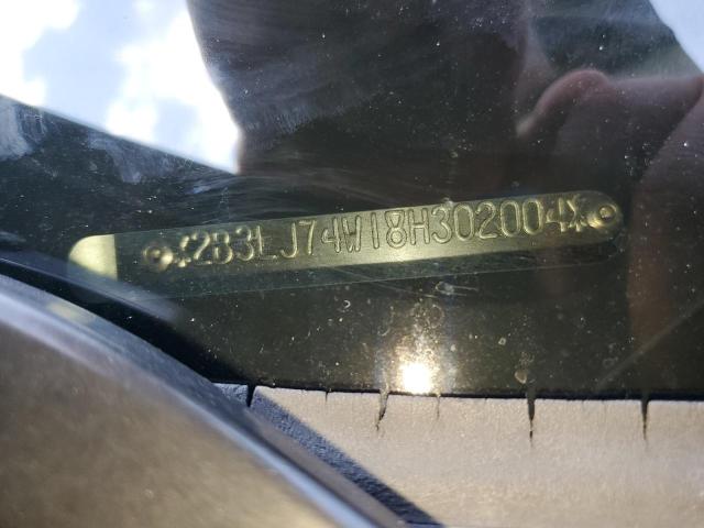 2B3LJ74W18H302004 - 2008 DODGE CHALLENGER SRT-8 TWO TONE photo 12