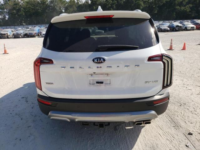 5XYP5DHC4LG091908 - 2020 KIA TELLURIDE SX WHITE photo 6