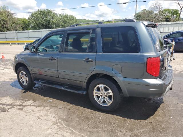5FNYF18585B014731 - 2005 HONDA PILOT EXL GRAY photo 2