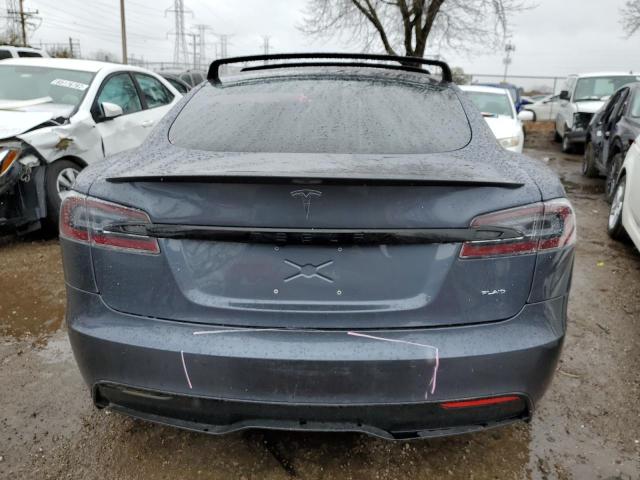 5YJSA1E6XMF430666 - 2021 TESLA MODEL S Մոխրագույն լուսանկար 6