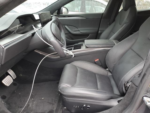 5YJSA1E6XMF430666 - 2021 TESLA MODEL S Մոխրագույն լուսանկար 7